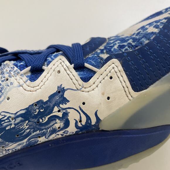 ADIDAS Basketball Sneakers Issue #2 Blue Size 7.5 Shoes FX7426 - Picture 13 of 14